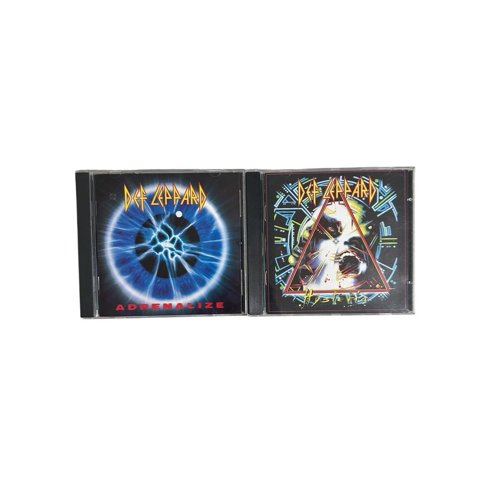 Adrenalize And Hysteri  by Def Leppard (CD, 1992 And 1987) US Press